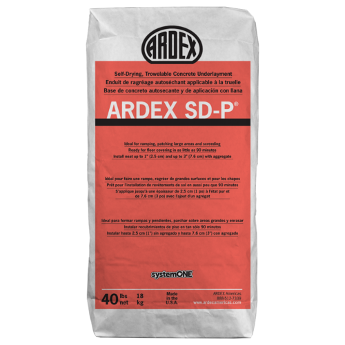 SD-P® Self-Drying, Trowelable Concrete Underlayment