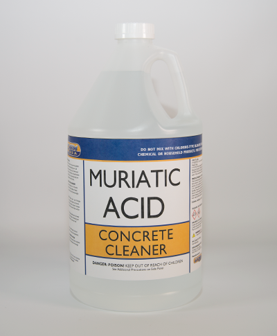 Muriatic Acid 1 Gallon-Clean and Etch Concrete-
